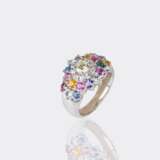 Rainbow Ring mit Saphiren und Brillanten. - фото 3