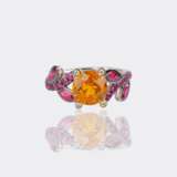 Rubin Ring mit Gelbem Saphir. - фото 1
