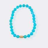 Kugelcollier mit Brillant Patentschließe. - фото 1