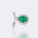 Smaragd Brillant Ring. - photo 3
