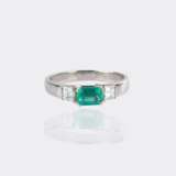 Smaragd Diamant Ring. - фото 1