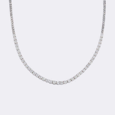 Brillant Rivière Collier. - photo 1