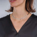 Brillant Rivière Collier. - photo 2