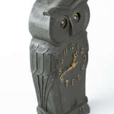 Eye turning clock, owl, wood carved, original movement, 20.century - фото 3