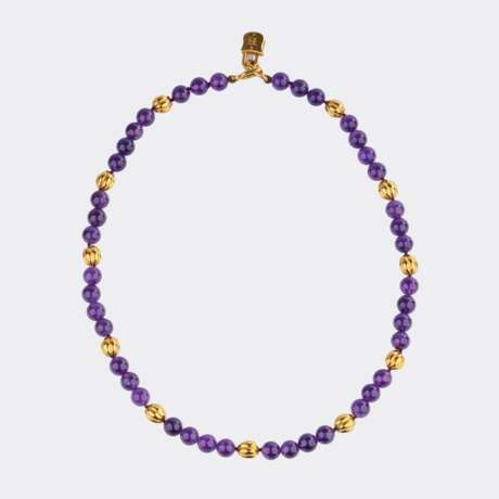 Juwelier Wilm. Amethyst Gold Collier. - фото 1