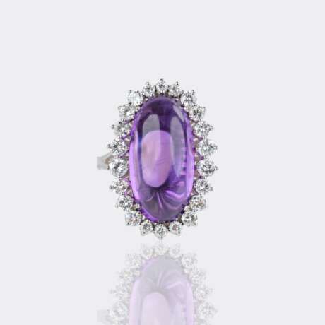 Amethyst Brillant Ring. - фото 1