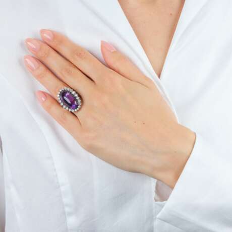 Amethyst Brillant Ring. - фото 4