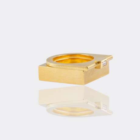 Zwei Designer Goldringe. - photo 2