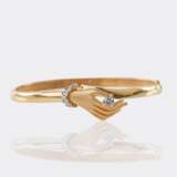 Diamant Schmuck-Set mit Ohrsteckern, Ring, Armreif und Anhänger 'Delicate Hands'. - photo 4