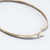 Hadfried Rinke Goldschmied, Worpswede. Halsreif mit Brillant. - photo 2