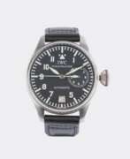 Wrist watches. IWC - International Watch Co. Herren-Armbanduhr 'Große Fliegeruhr'.