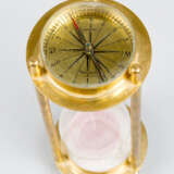 Hour glass, with compass, bronze, glass, 20.century - фото 2