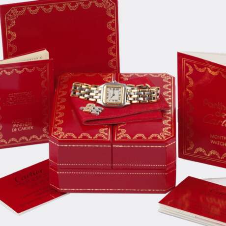 Cartier. Damen-Armbanduhr 'Panthere'. - Foto 5 Cartier. Damen-Armbanduhr 'Panthere'. - Foto 5
