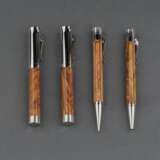 Graf von Faber-Castell gegr. 1761 in Stein bei Nürnberg. Satz von 4 Schreibgeräten aus der 'Elemento Limited Edition'. - Foto 1