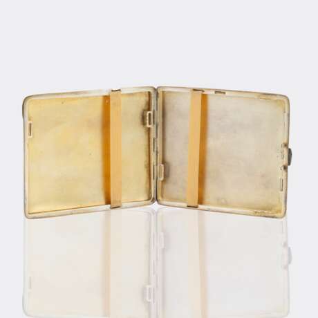 Bruno Andreas Liljefors (Uppsala 1860 - Stockholm 1939). Zigaretten-Etui mit Malerei 'Hase im Schnee'. - фото 3