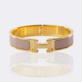 Hermès. Armreif Clic Clac H Marron Glacé. - фото 1