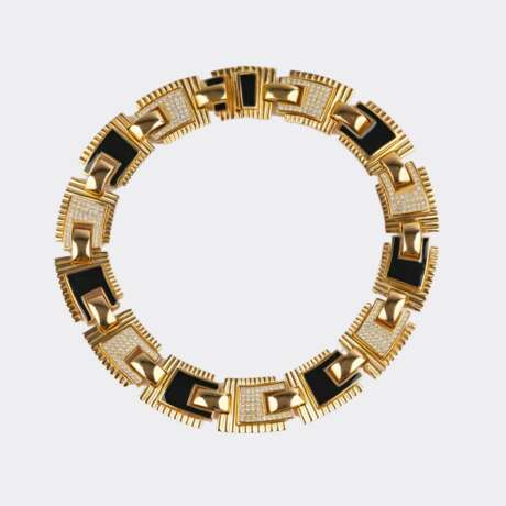 Christian Dior. Prachtvolles Collier 'Black and White'. - фото 1