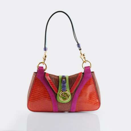 Etro gegr. 1968 Mailand. Paisley-Jacquard Bag mit Lederbesatz. - photo 1