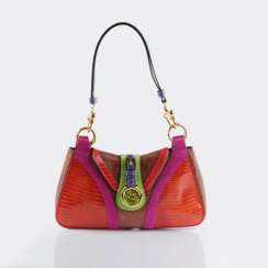 Etro gegr. 1968 Mailand. Paisley-Jacquard Bag mit Lederbesatz.