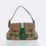 Gucci gegr. 1921 in Florenz. Horsebit Bag Green. - фото 1