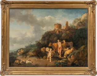 Christian Wilhelm Dietrich (Weimar 1712 - Dresden 1774). Bukolische Landschaft.