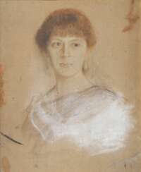 Franz von Lenbach (Schrobenhausen 1836 - München 1904). Portrait einer Dame.