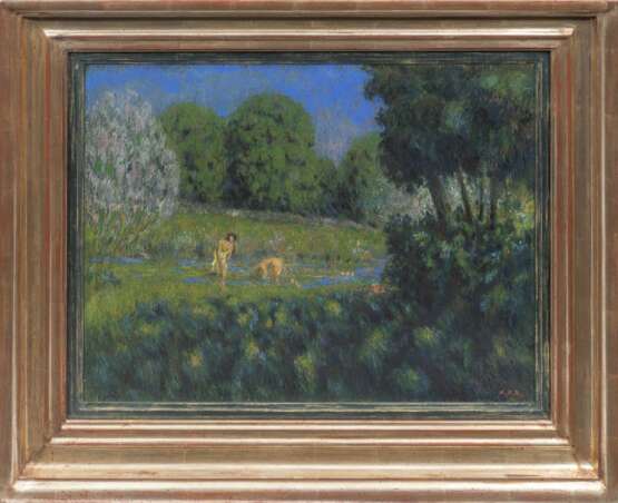 Ker Xavier Roussel (Chène 1867 - L'Étang-la-Ville 1944). Badende. - фото 2