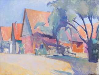 Franz Nölken (Hamburg 1884 - La Capelle 1918). Dorfstraße.