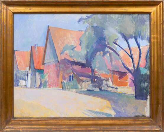 Franz Nölken (Hamburg 1884 - La Capelle 1918). Dorfstraße. - Foto 2