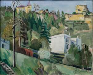 Friedrich Ahlers-Hestermann (Hamburg 1883 - Berlin 1973). Villenvorstadt.