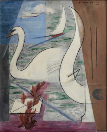 Friedrich Ahlers-Hestermann (Hamburg 1883 - Berlin 1973). Villenvorstadt. - photo 4