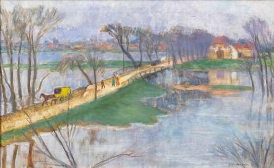 Otto Modersohn (Soest 1865 - Fischerhude 1943). Überschwemmung. - photo 1