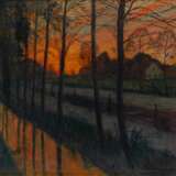 Otto Modersohn (Soest 1865 - Fischerhude 1943). Abendlandschaft. - фото 1
