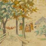 Ernst Eitner (Hamburg 1867 - Hamburg 1955). Bäume im Herbst. - Foto 1