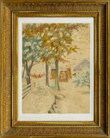 Ernst Eitner (Hamburg 1867 - Hamburg 1955). Bäume im Herbst. - Foto 2