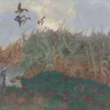 Friedrich Lissmann (Bremen 1880 - Ypern 1915). Einfallende Tafelenten. - photo 1
