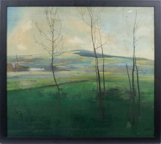 Franz Lenk (Langenbernsdorf 1898 - Fellbach 1968). Bäume am See. - photo 2