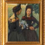 Otto Heinrich Engel (Erbach/Odenwald 1866 - Glücksburg 1949). Friesische Mädchen mit Fliederstrauß. - фото 2