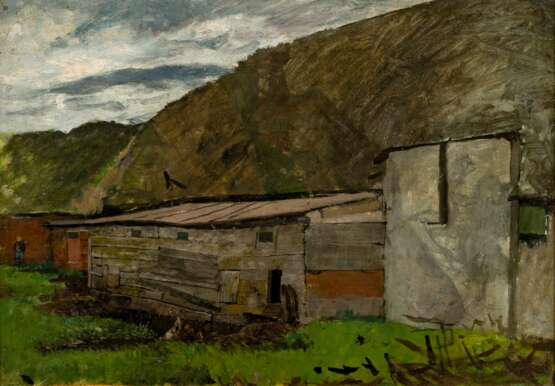 Hans Peter Feddersen (Westerschnatebüll 1848 - Kleiseerkoog 1941). Melmasälisches Haus. - photo 1