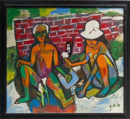 Friedrich Karl Gotsch (Pries/Kiel 1900 - Schleswig 1984). Die Neusiedler. - photo 2