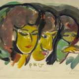 Friedrich Karl Gotsch (Pries/Kiel 1900 - Schleswig 1984). Italiener in der Bergbahn. - Foto 1