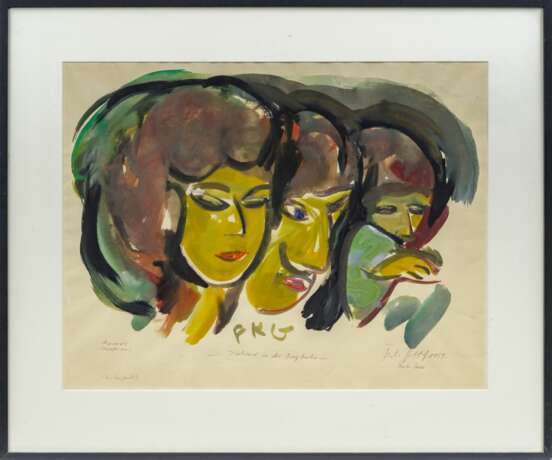 Friedrich Karl Gotsch (Pries/Kiel 1900 - Schleswig 1984). Italiener in der Bergbahn. - Foto 2