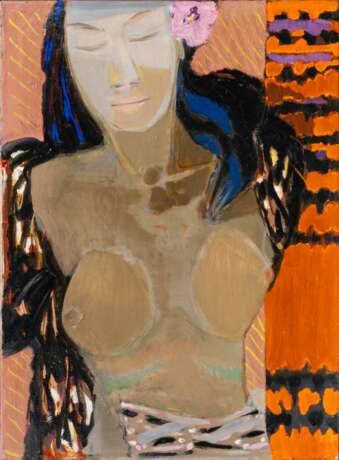 Fritz Kronenberg (Köln 1901 - Hamburg 1960). Tänzerin mit Hibiskusblüte. - Foto 1