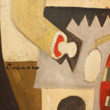 Artist 20.century, Harlekin, oil on canvas, signed - photo 3