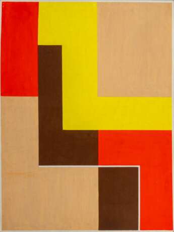 Lucia Meiling-Eckhold (Hamburg 1898 - Hamburg 1982). Geometrische Komposition. - Foto 1