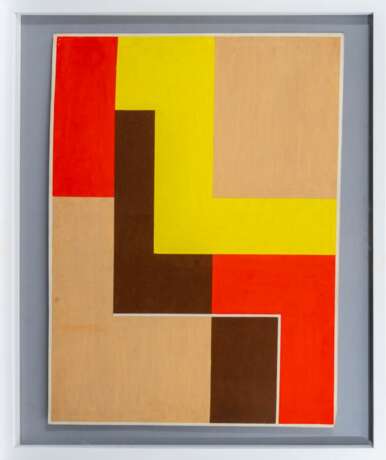 Lucia Meiling-Eckhold (Hamburg 1898 - Hamburg 1982). Geometrische Komposition. - Foto 2