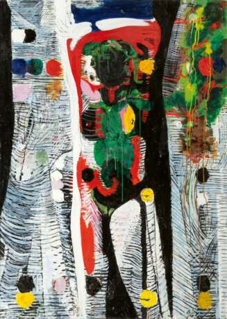 Karl Kluth (Halle/Saale 1898 - Hamburg 1972). Mädchen mit erhobenen Armen. - Foto 1 Karl Kluth (Halle/Saale 1898 - Hamburg 1972). Mädchen mit erhobenen Armen. - Foto 1