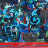 Karl Kluth (Halle/Saale 1898 - Hamburg 1972). Straße an nächtlichem Wald. - Foto 1