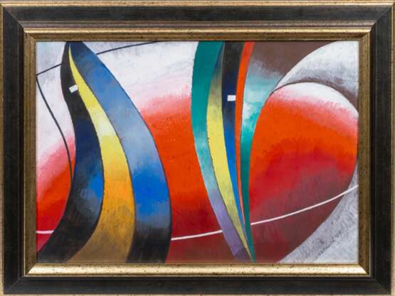 Max Olderock (Hamburg 1895 - Hamburg 1972). Abstrakte Komposition. - Foto 2 Max Olderock (Hamburg 1895 - Hamburg 1972). Abstrakte Komposition. - Foto 2