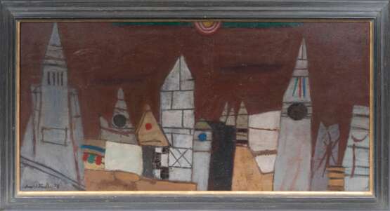 Arnold Fiedler (Hamburg 1900 - Hamburg 1985). Kirchenstadt. - фото 2